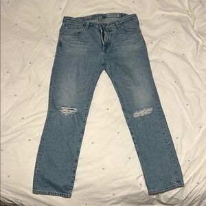 AG the Isabelle high rise straight crop